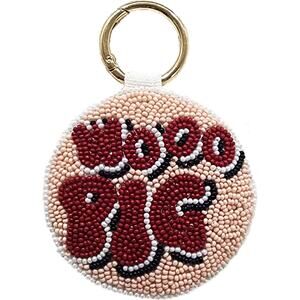 Arkansas Razorbacks Beaded Keychain – Woo Pig